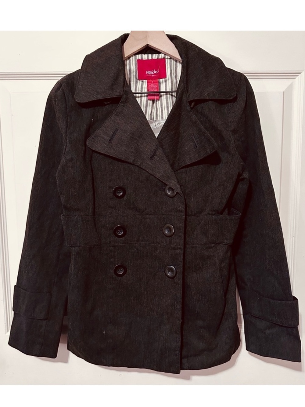Vintage | Coat | Pea Coat in Heather Steel Gray